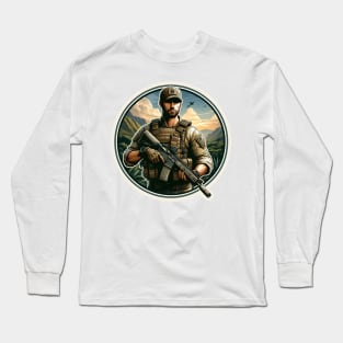 Tactical Man Long Sleeve T-Shirt